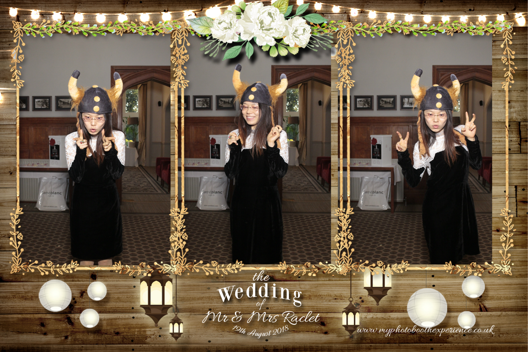 Mr & Mrs Raclet | View more photos from the event at gallery.myphotoboothexperience.co.uk/u/MyPhotoBoothExperienceLtd/Mr-Mrs-Raclet